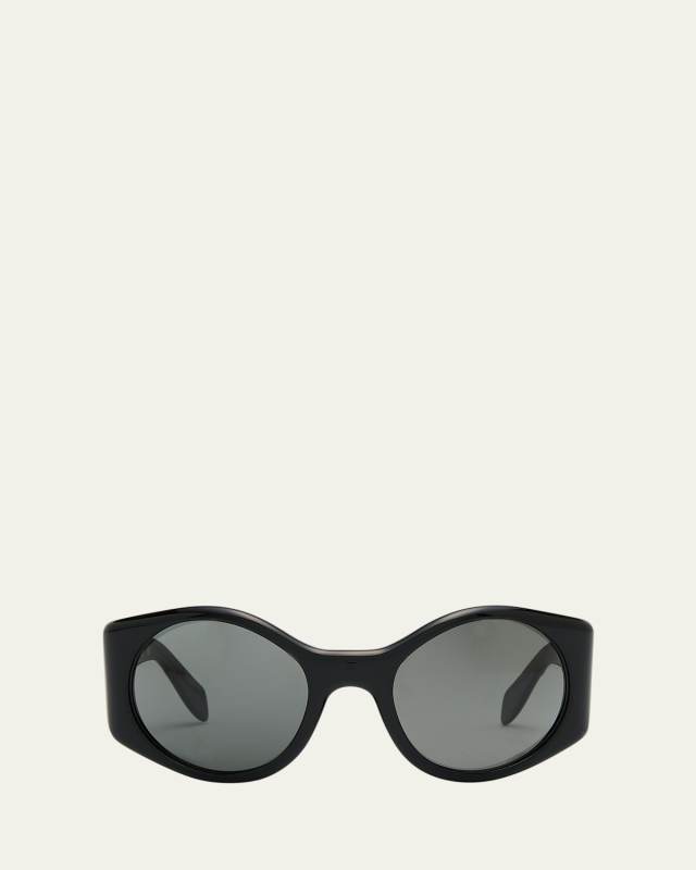 Ennis Acetate Oval Sunglasses